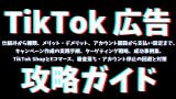 TikTok広告攻略ガイド：仕組みから種類、メリット・デメリット、アカウント開設から支払い設定まで、キャンペーン作成の実践手順、ターゲティング戦略、成功事例集、TikTok ShopとEコマース、審査落ち・アカウント停止の回避と対策